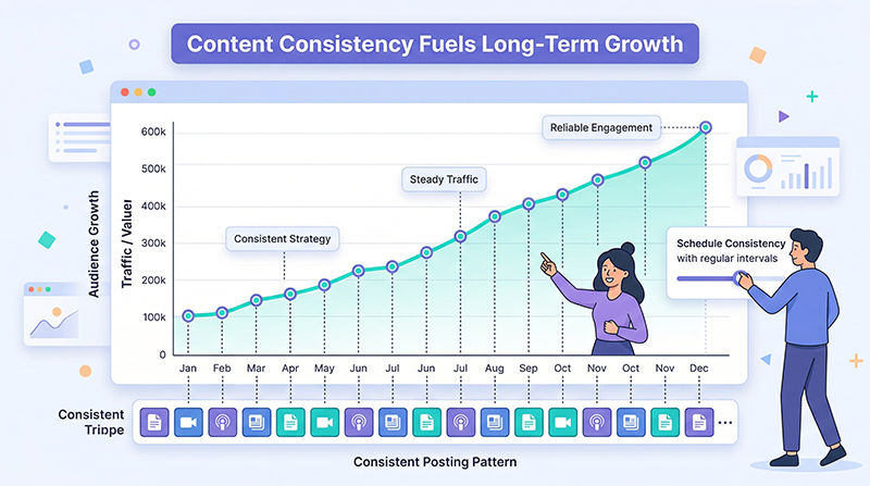 Why Consistency Matters More Than Virality
