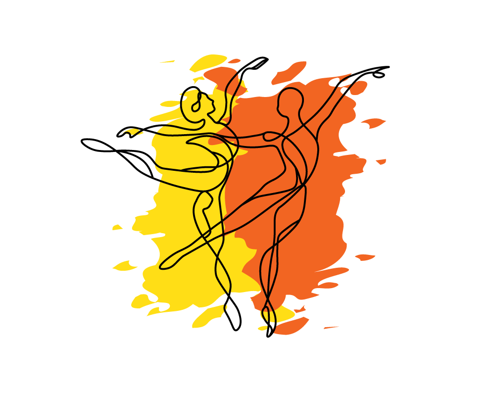 Ballet Silhouette vector logo