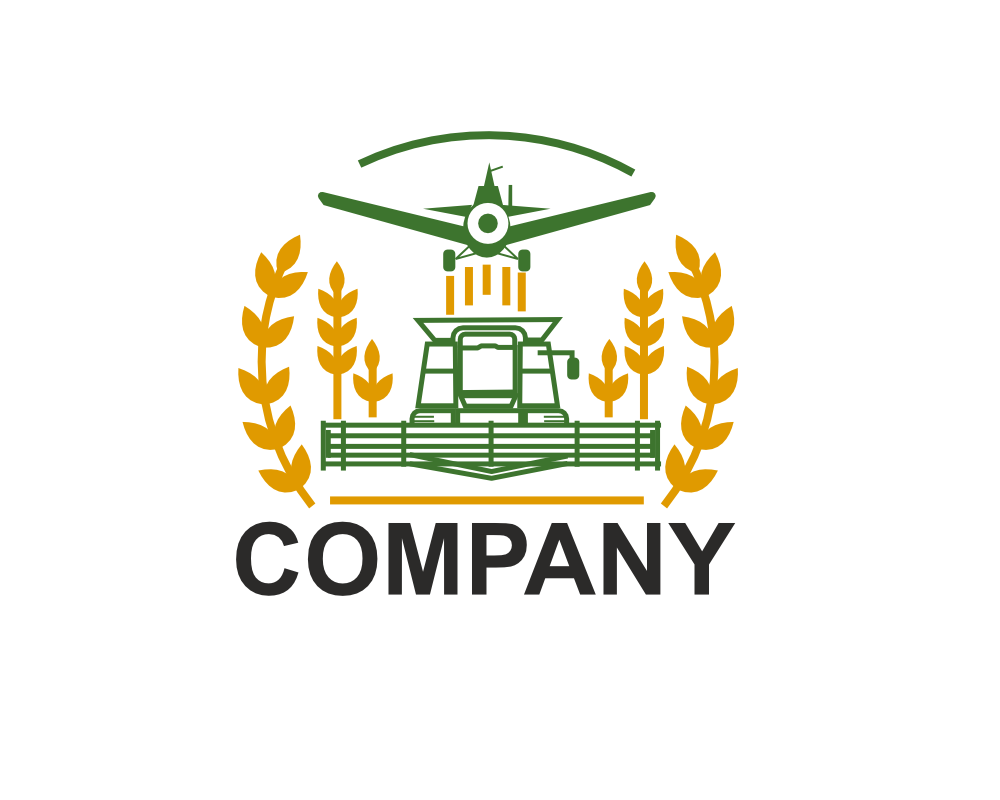 Organic Farm Seal vector logo