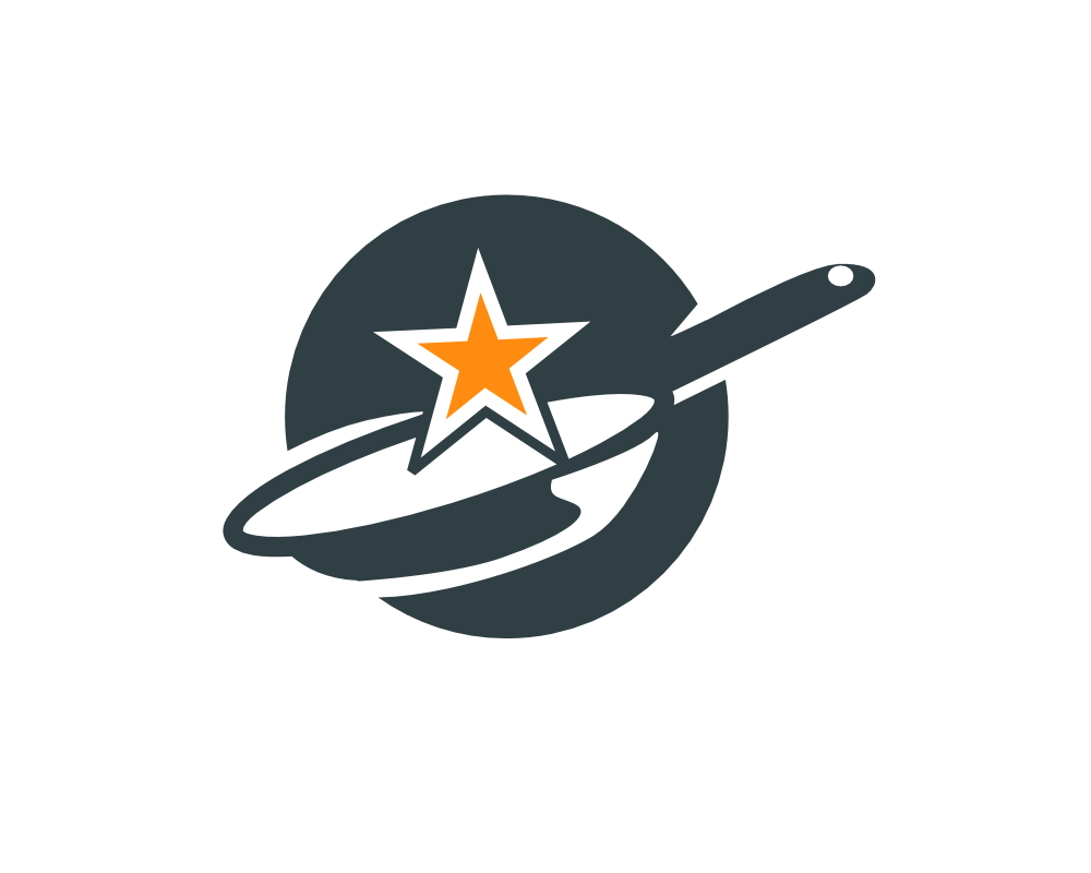 Gourmet Food Crown vector logo