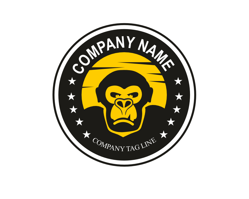 Gorilla Power Logo vector logo