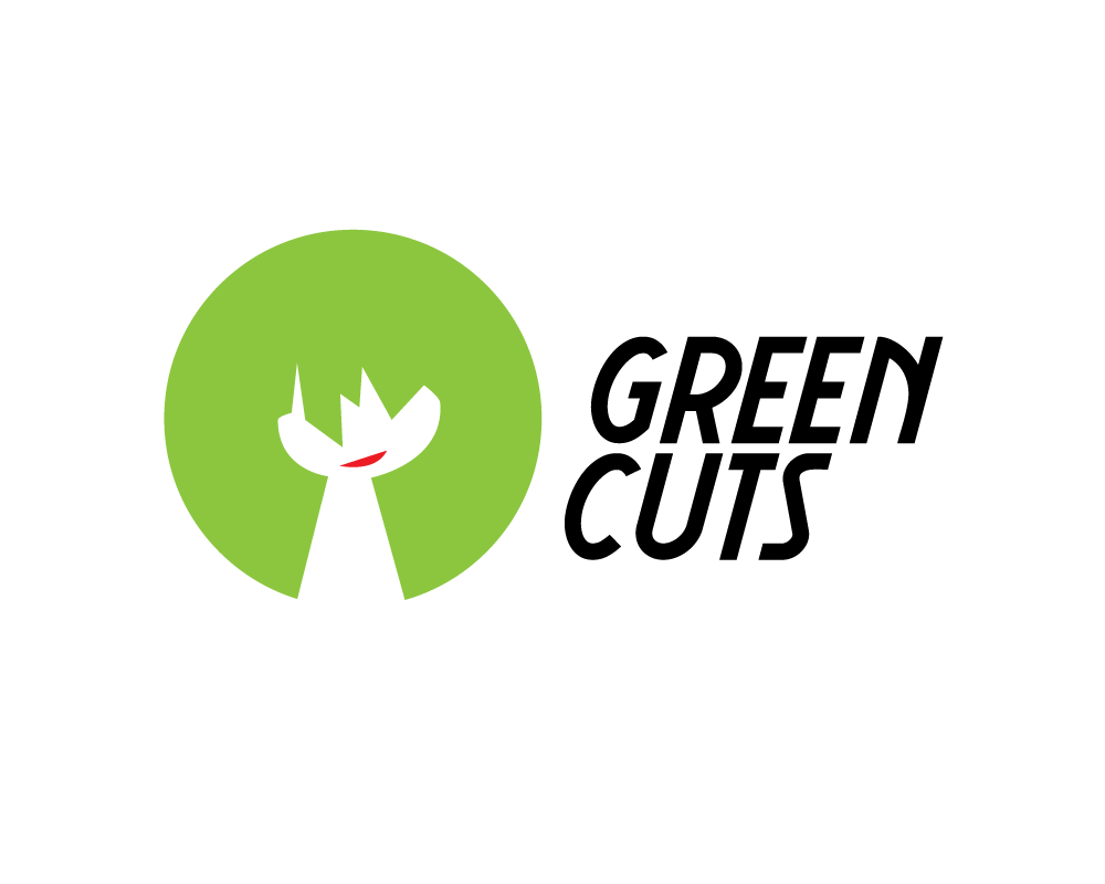 Green Cuts Landscaping vector logo