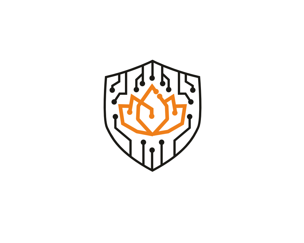 Lotus Wellness Crest vector logo