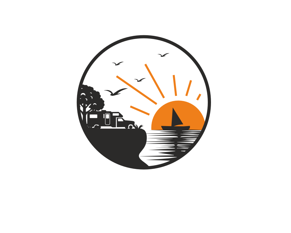 RV Park Camping vector logo