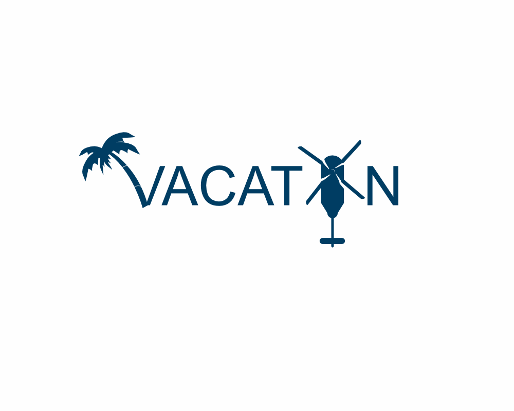 Beach Vacation Icon vector logo